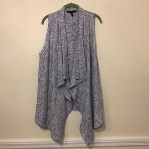 Whbm grey sweater vest